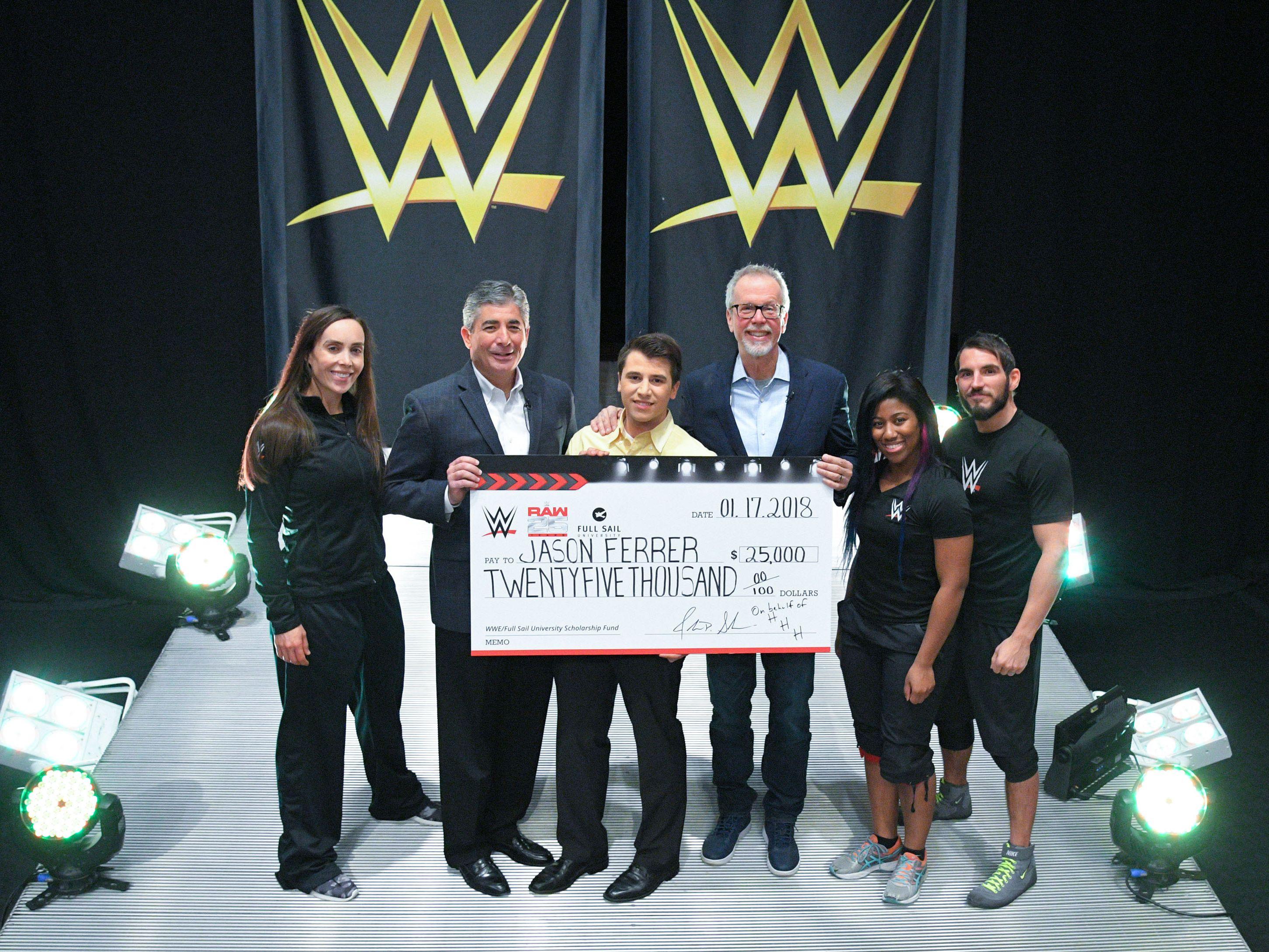WWE® Awards $25,000 Scholarship to Full Sail University Student